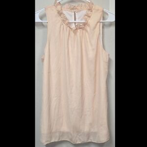 Elegant Cream Sleeveless Top